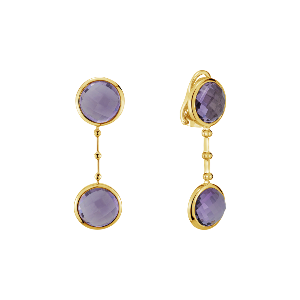 Earrings with Amethyst Arcane Secret