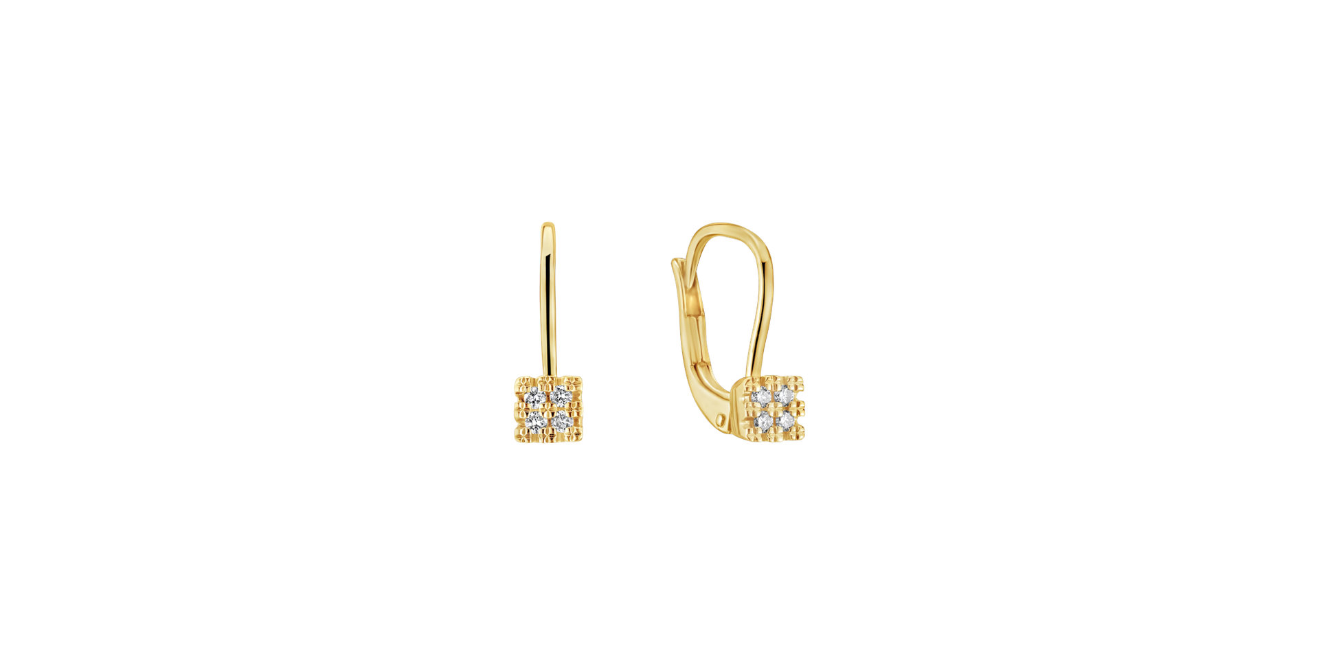 Diamond earrings Amphelice