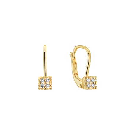 Diamond earrings Amphelice