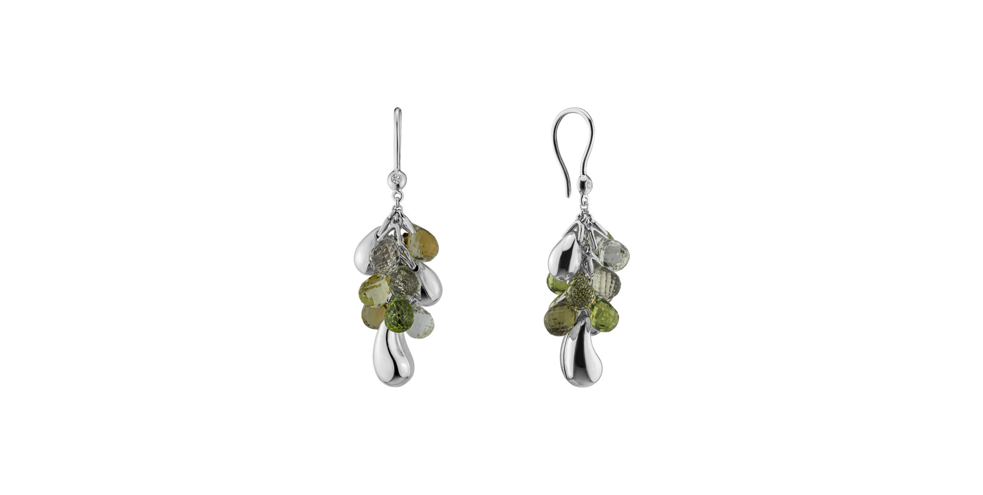 Diamond earrings and gemstones Loggia