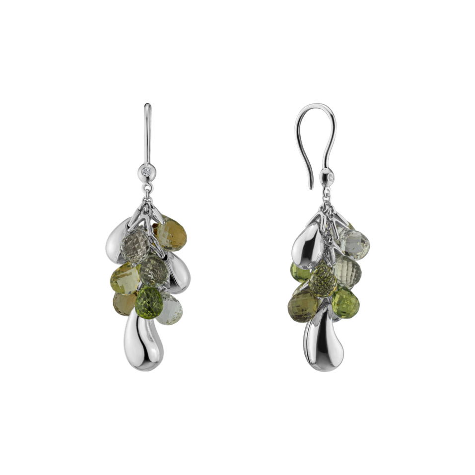 Diamond earrings and gemstones Loggia