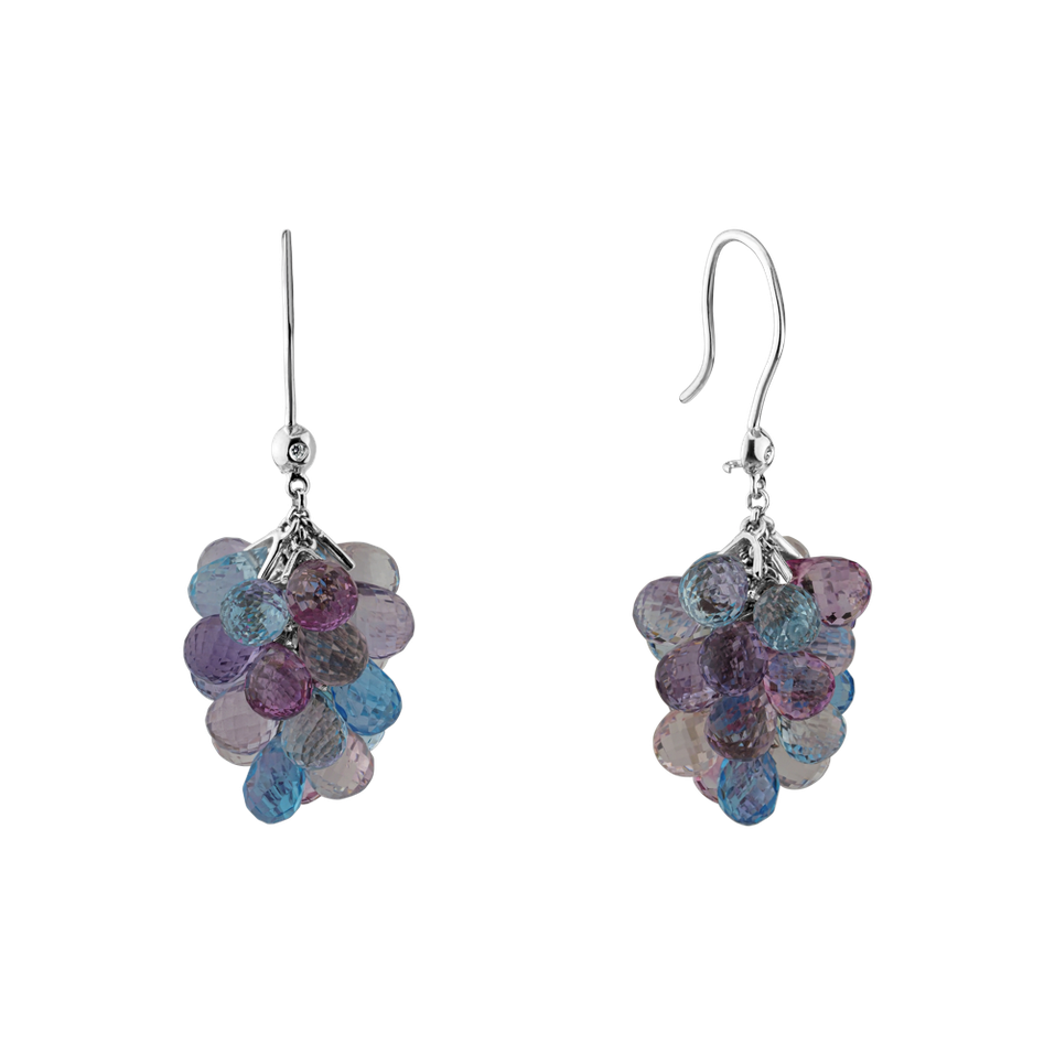 Diamond earrings and gemstones Nucci