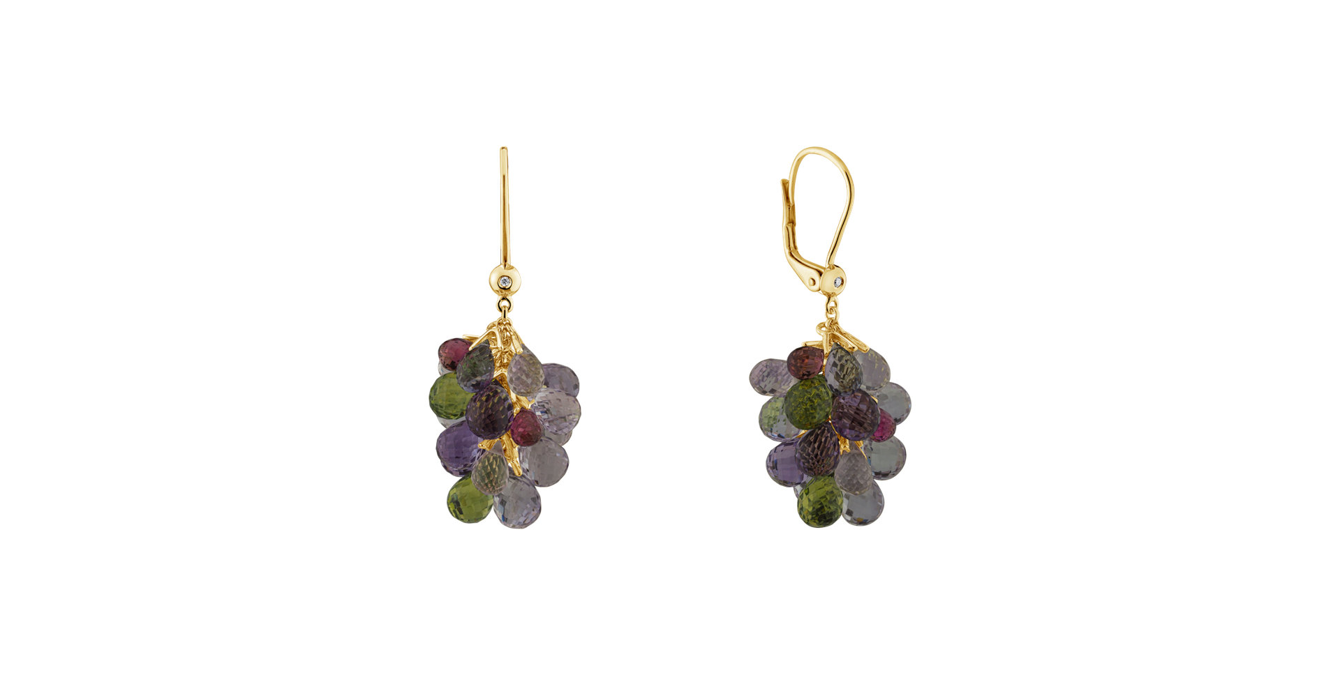 Diamond earrings and gemstones Nucci