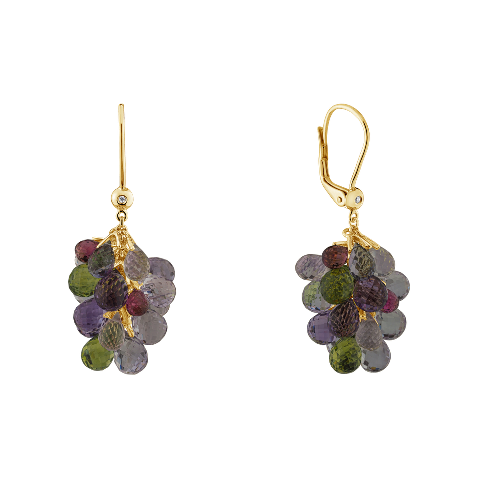 Diamond earrings and gemstones Nucci