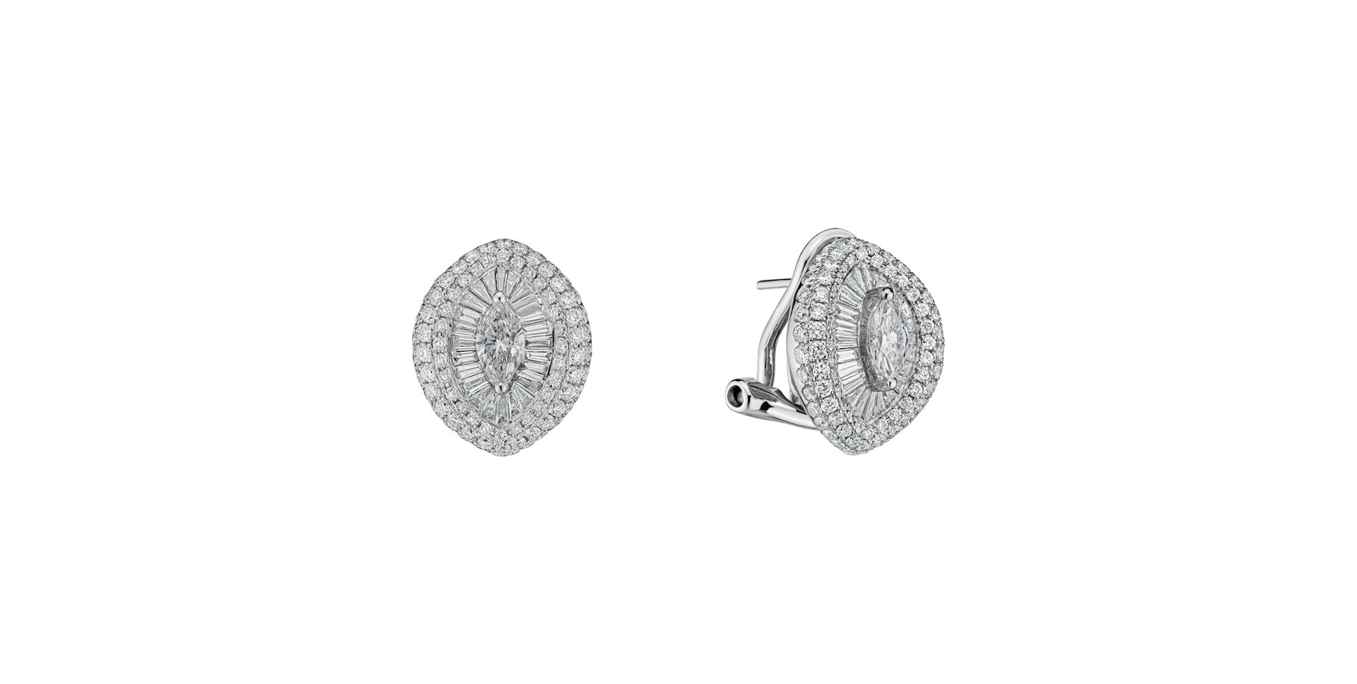 Diamond earrings Antike