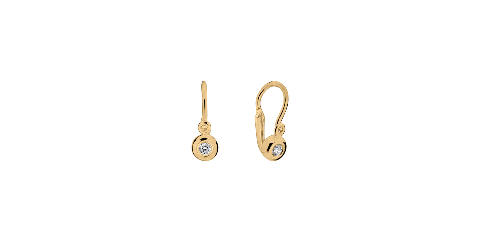 Children's diamond earrings Inesa