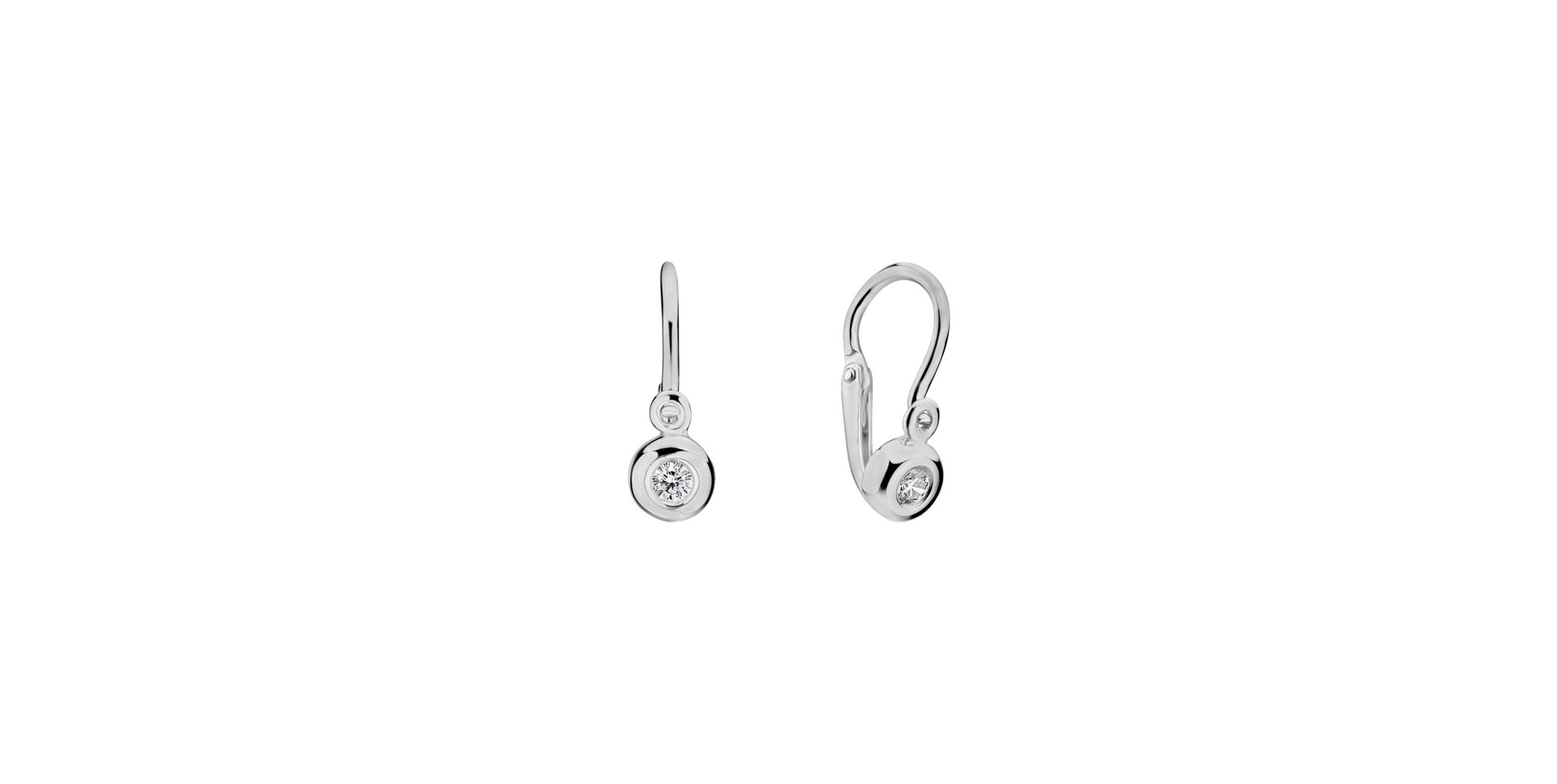 Children's diamond earrings Inesa