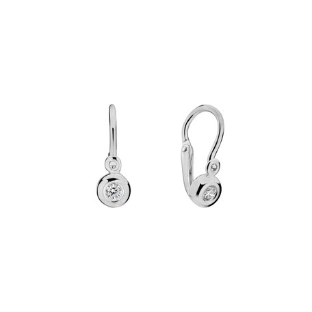 Children's diamond earrings Inesa