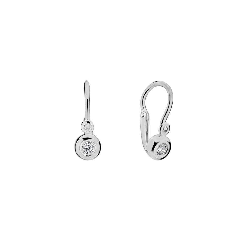 Children's diamond earrings Inesa