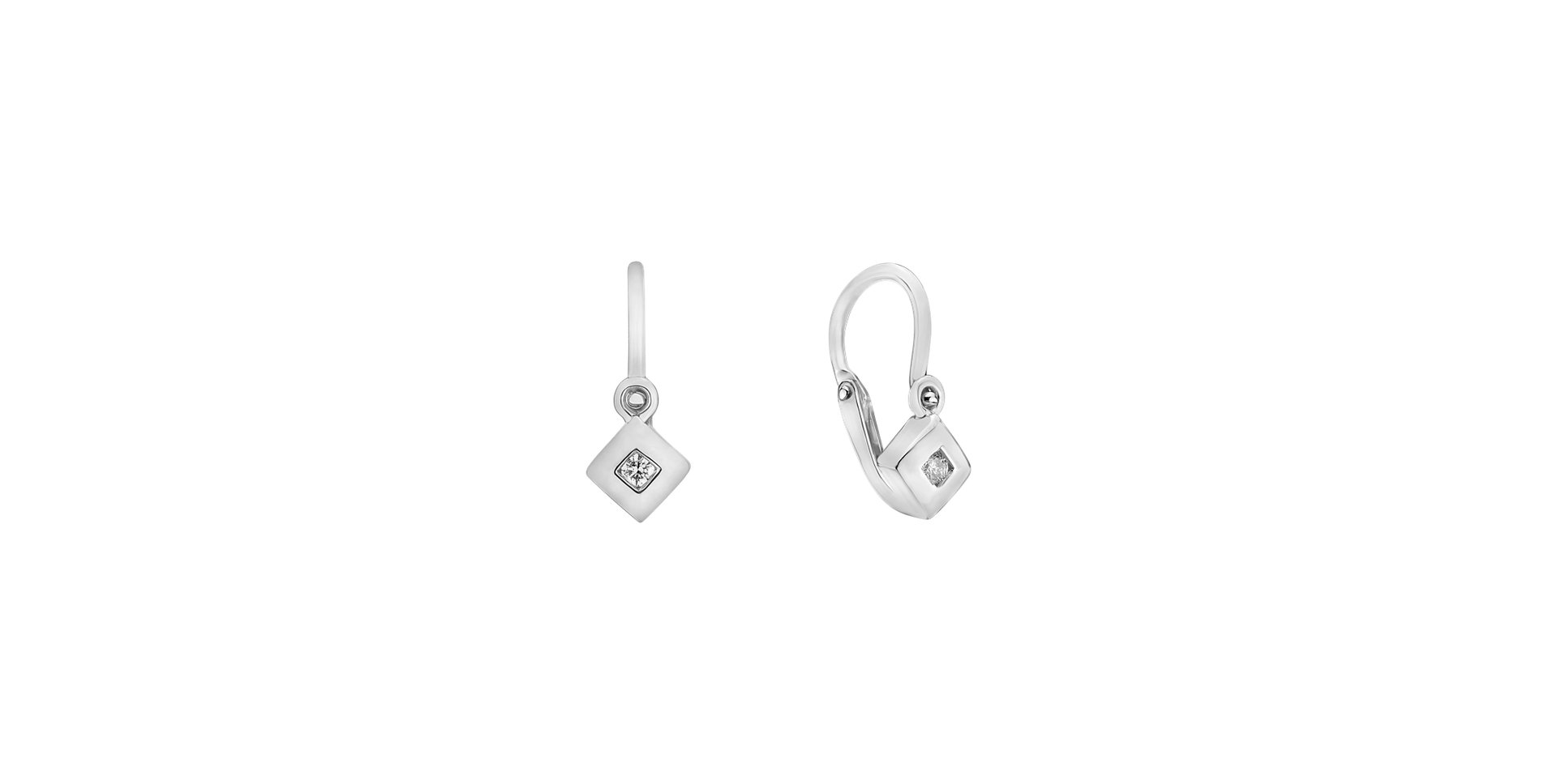 Children's diamond earrings Diamond Baby
