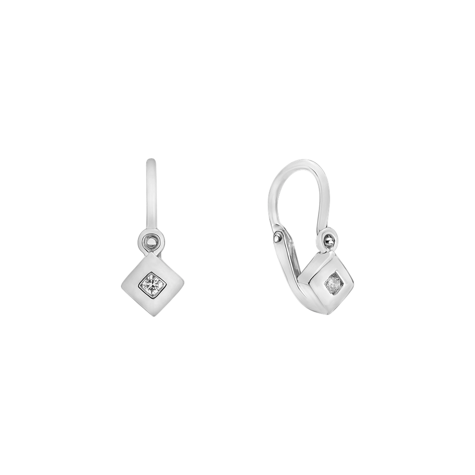 Children's diamond earrings Diamond Baby