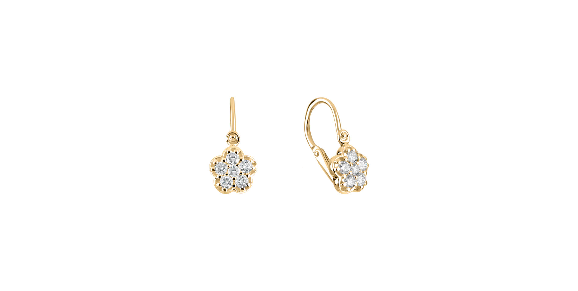 Children's diamond earrings Arleta