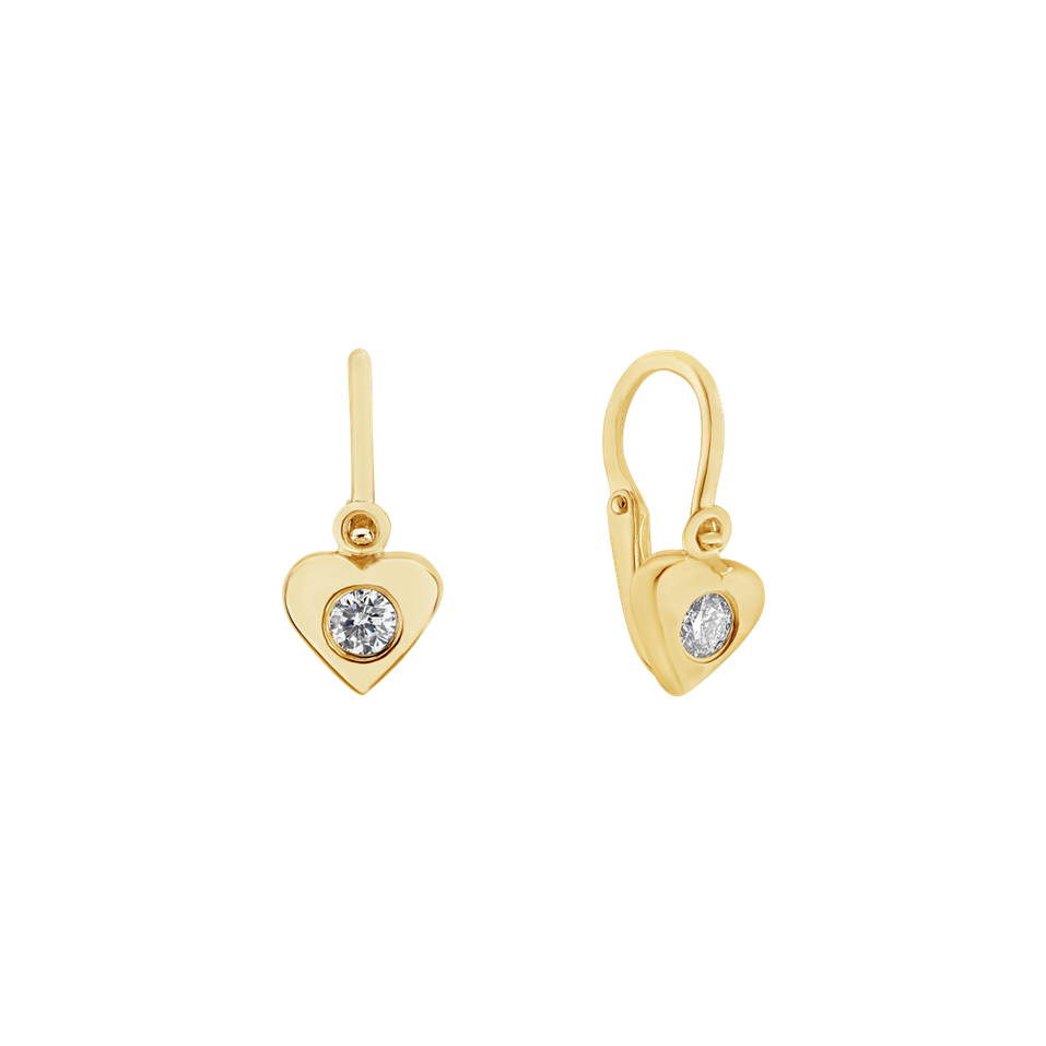 Children's diamond earrings Selma
