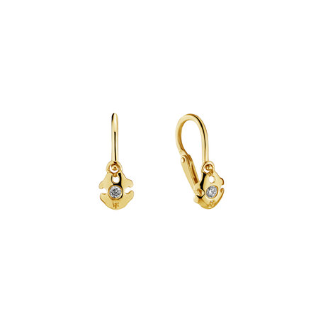 Children's diamond earrings Kira