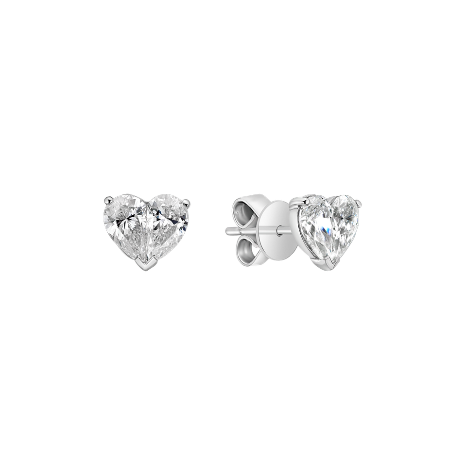 Diamond earrings Cold Heart