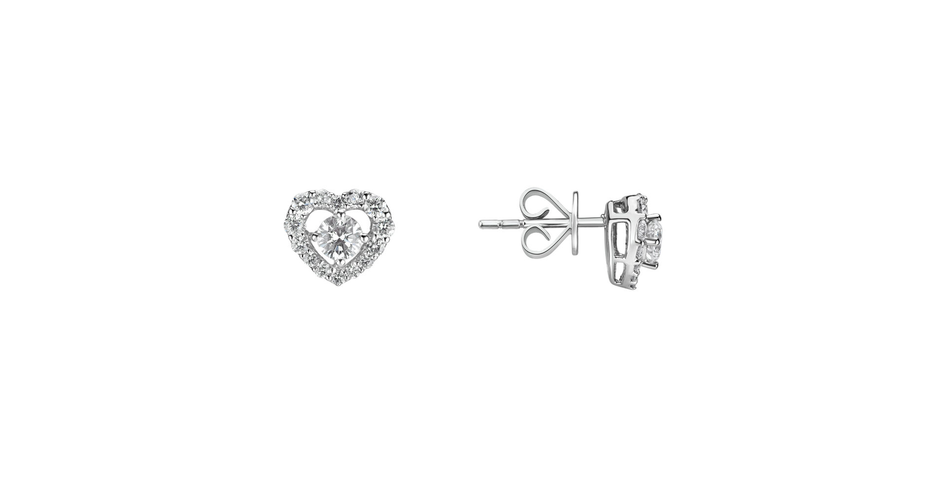 Diamond earrings Frozen Love
