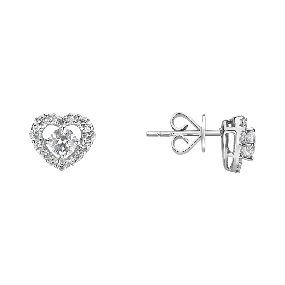 Diamond earrings Frozen Love