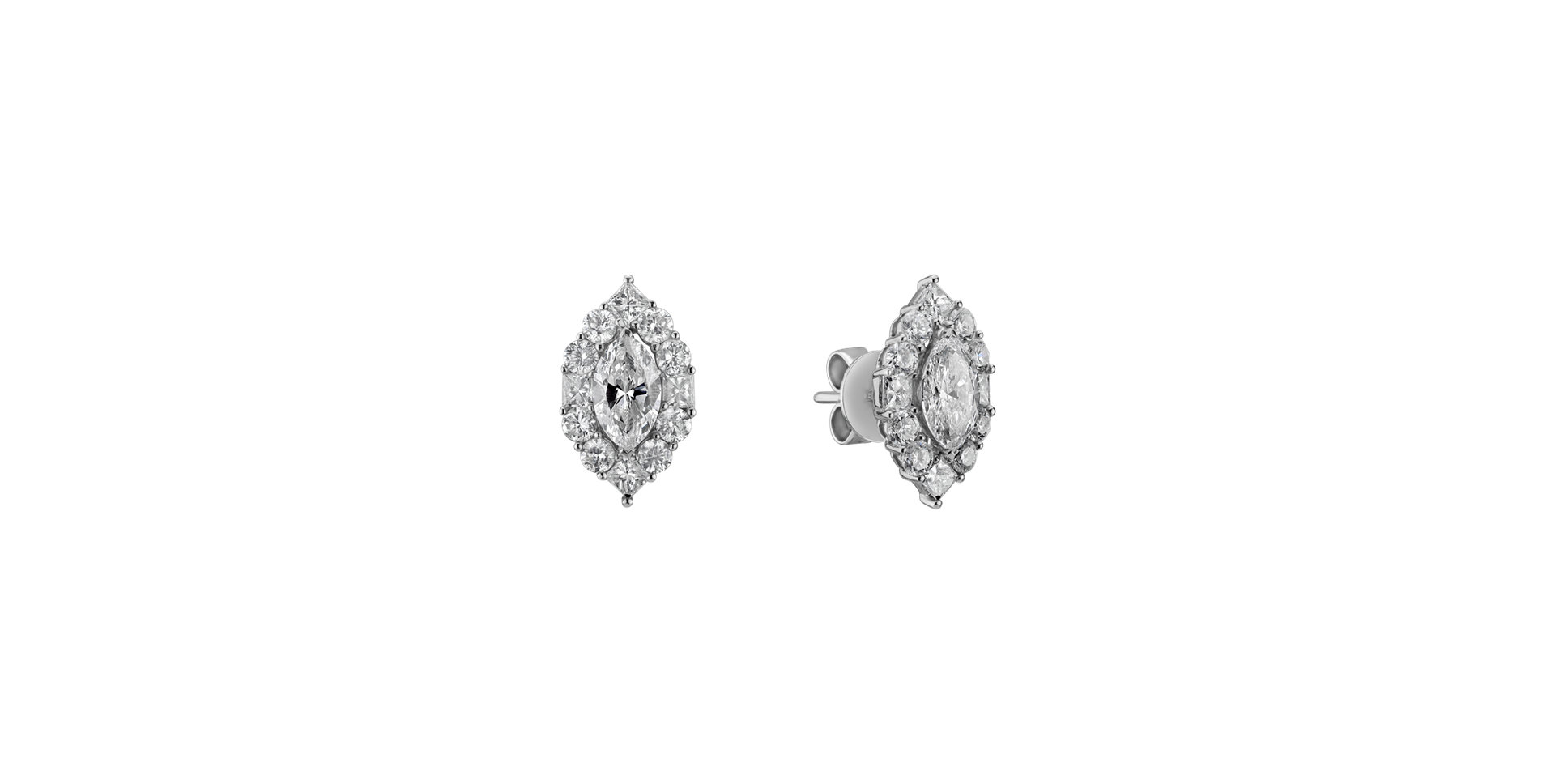 Diamond earrings Rising Opium
