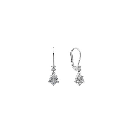 Diamond earrings Heartfelt Tenderness