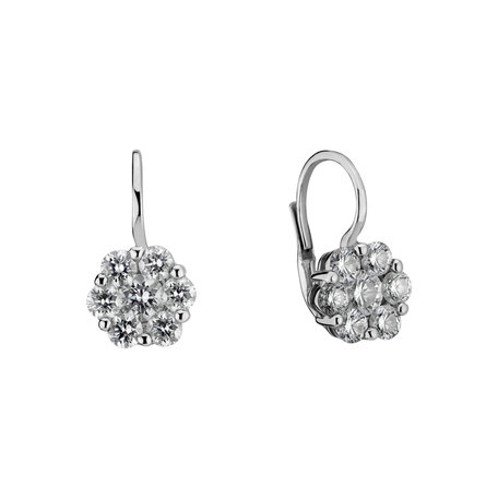 Diamond earrings Starflower