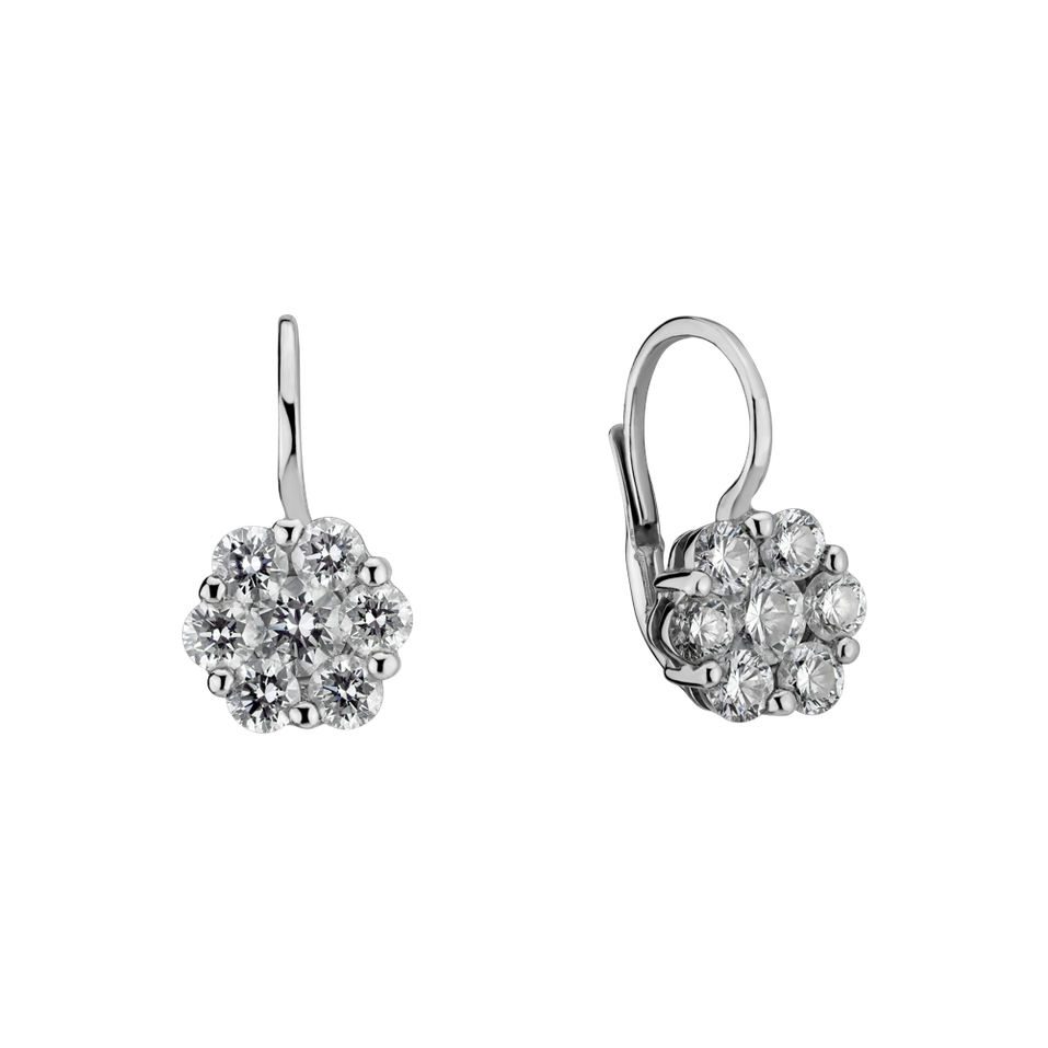 Diamond earrings Starflower