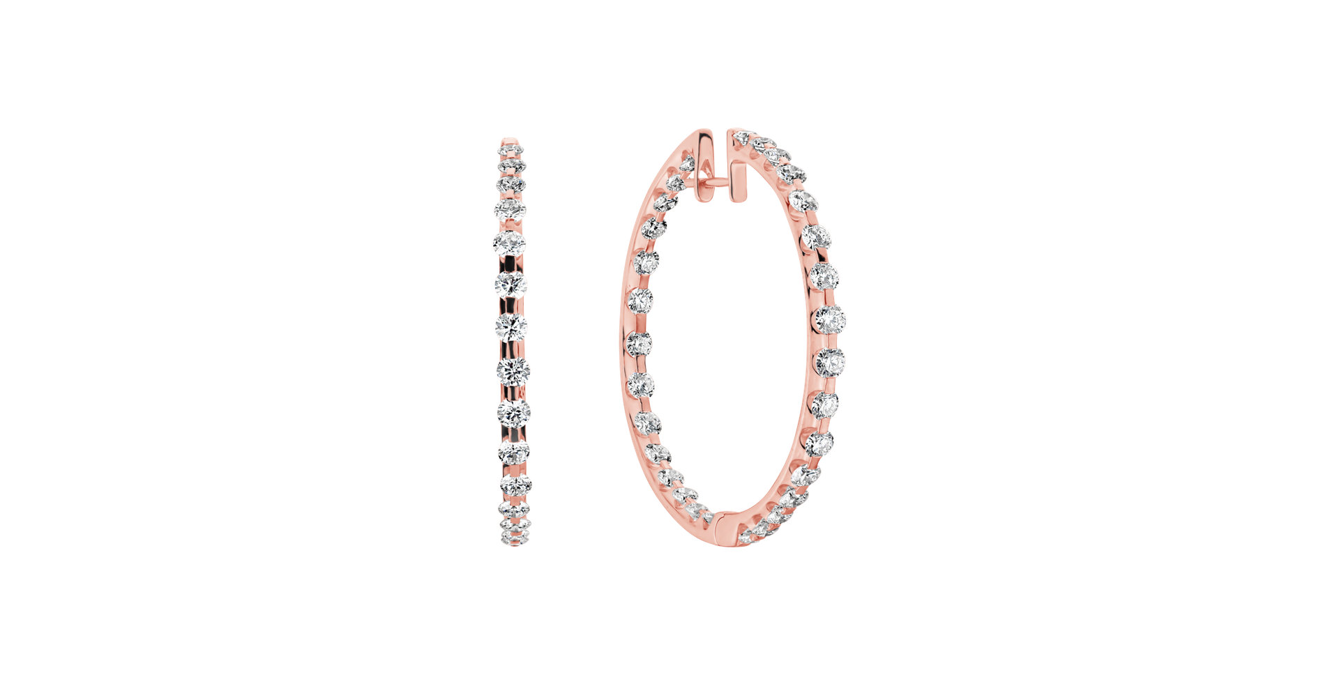 Diamond earrings Rose Nostalgia