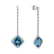 Diamond earrings with Topaz Orion3