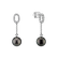 Diamond earrings with Pearl Ocean Void3