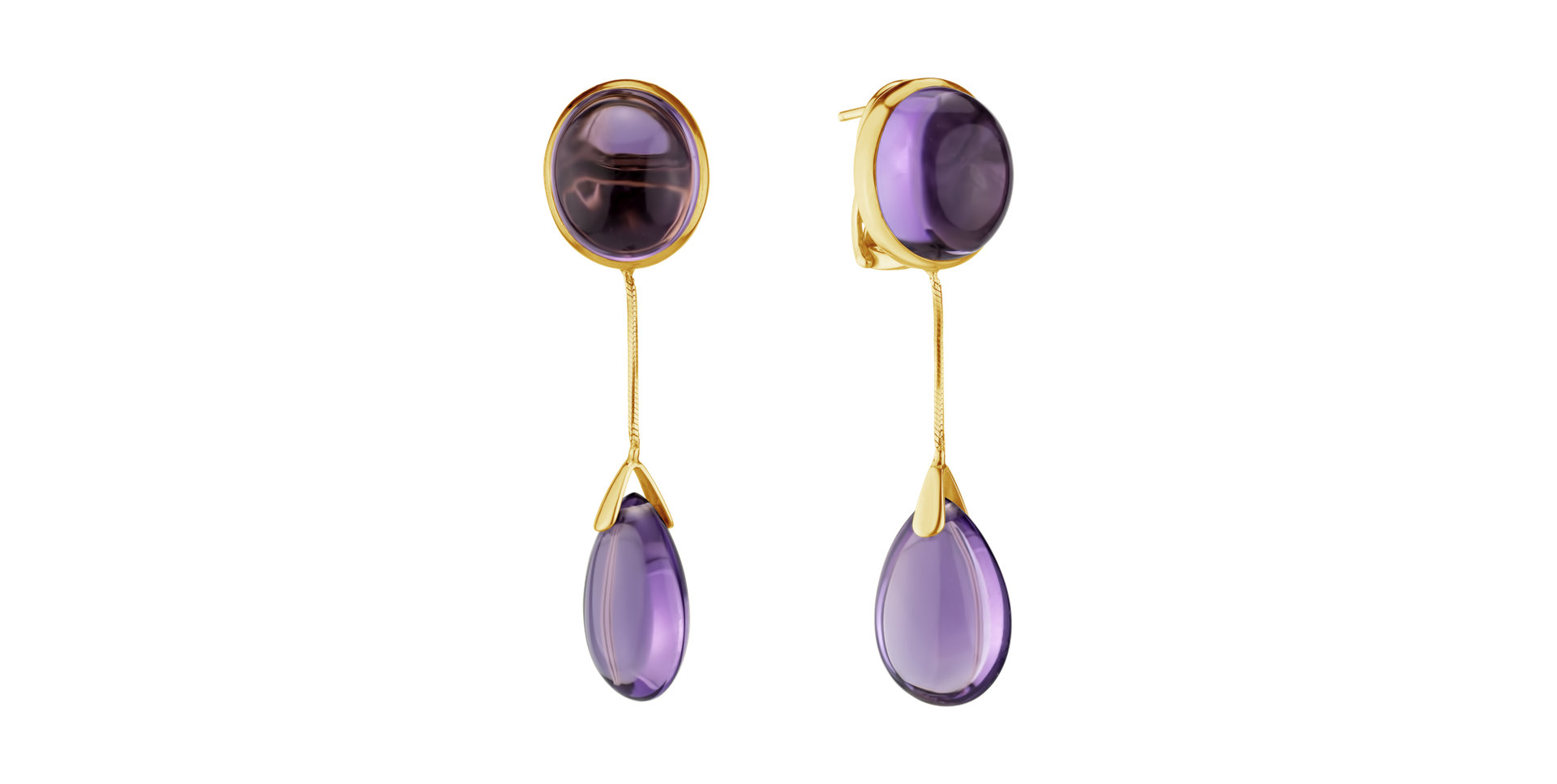 Earrings with Amethyst Nona