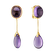 Earrings with Amethyst Nona3