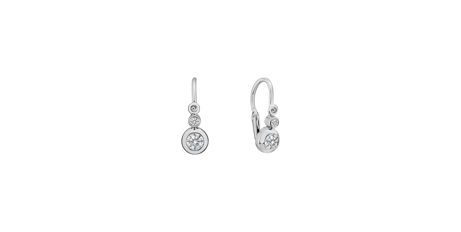 Children's diamond earrings Diamond Beauty