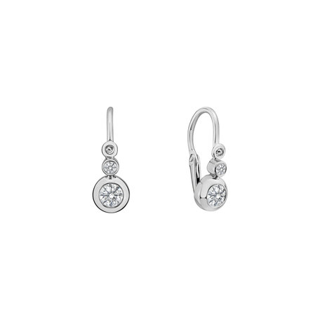 Children's diamond earrings Diamond Beauty