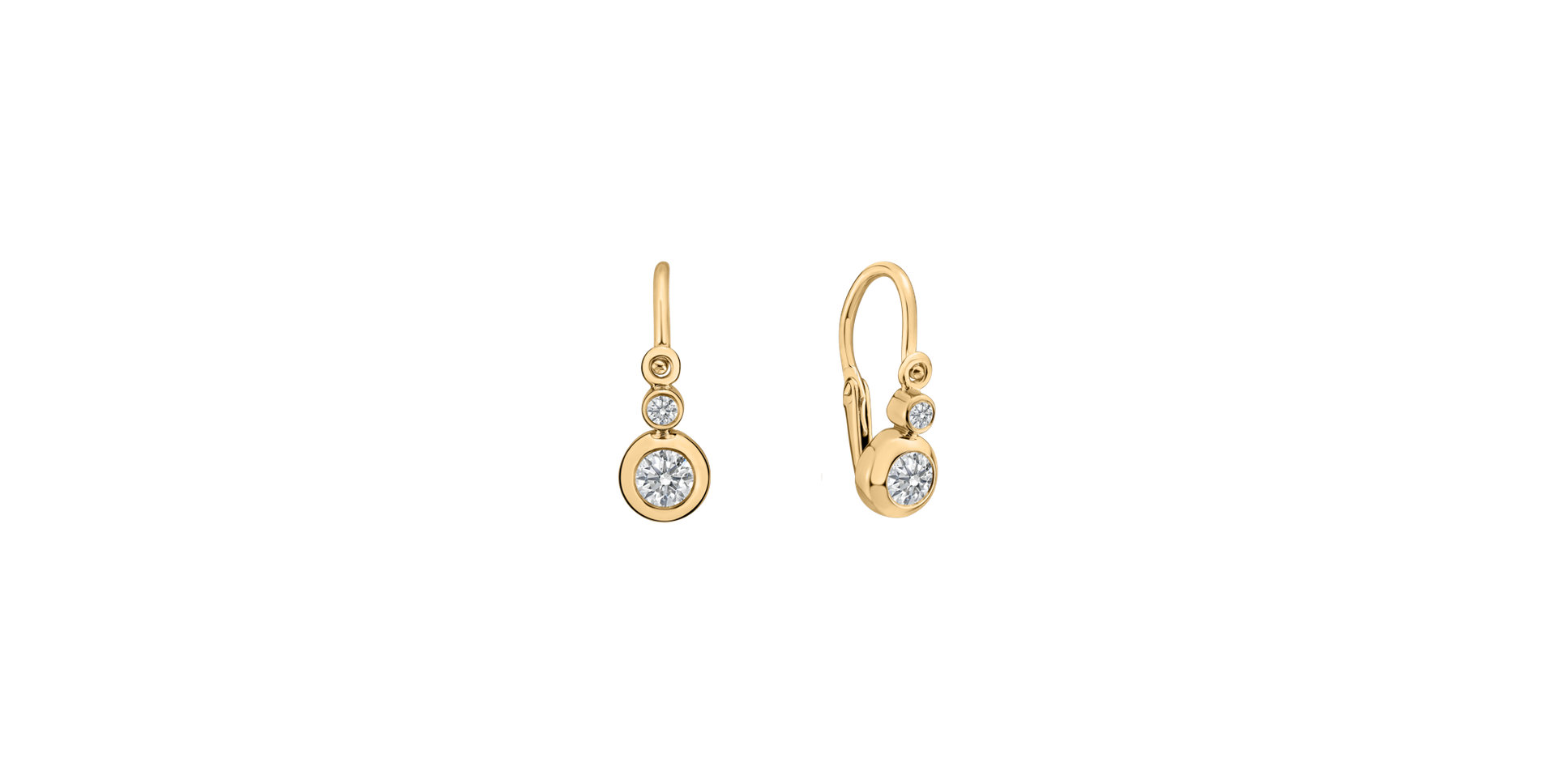 Children's diamond earrings Diamond Beauty