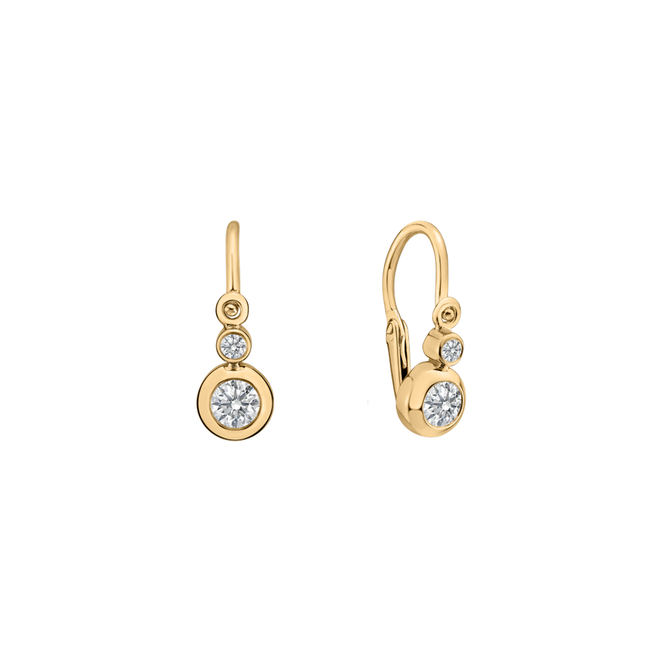 Children's diamond earrings Diamond Beauty
