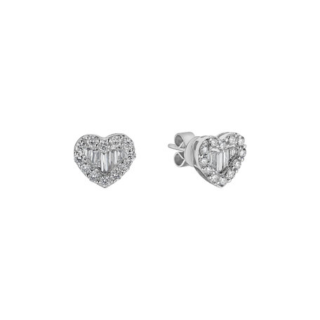 Diamond earrings Endless love