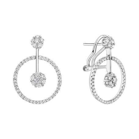 Diamond earrings Samina