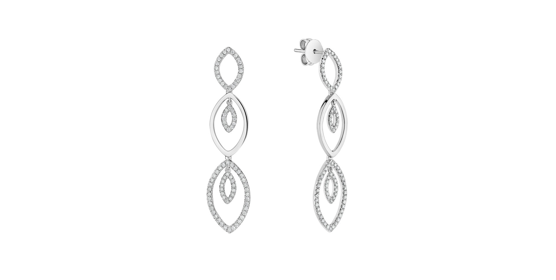 Diamond earrings Blissfully Peaceful