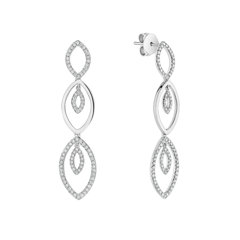 Diamond earrings Blissfully Peaceful