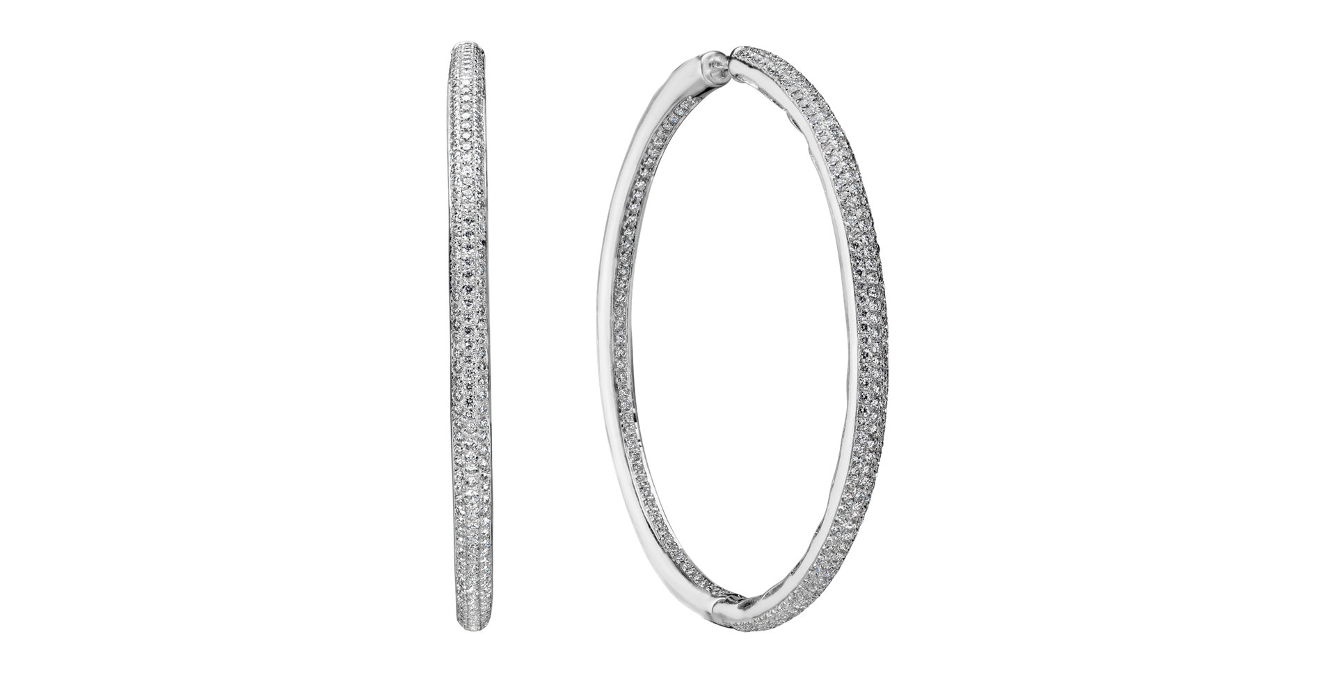 Diamond earrings Endless Circles