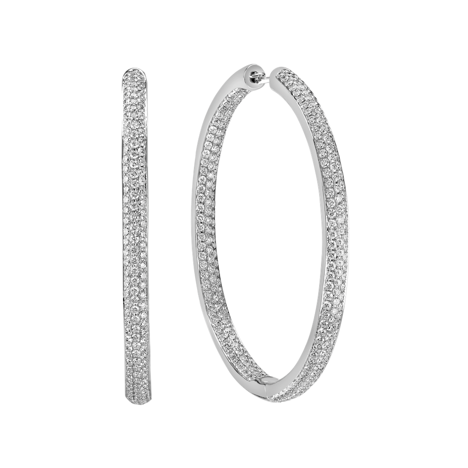 Diamond earrings Luxury Circles