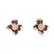 Earrings with brown and white diamonds Luciana3
