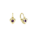 Children's earrings with Amethyst Eternal Love3