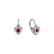 Children's earrings with Ruby Eternal Love3