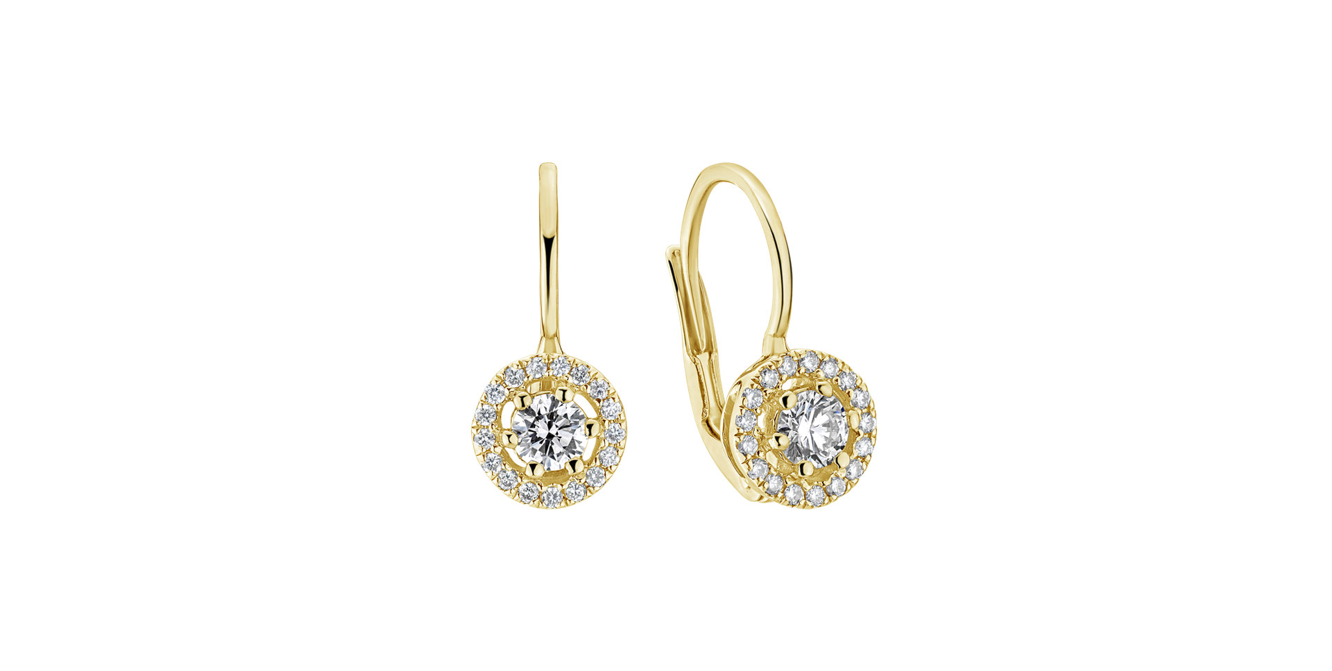Diamond earrings Night Magic