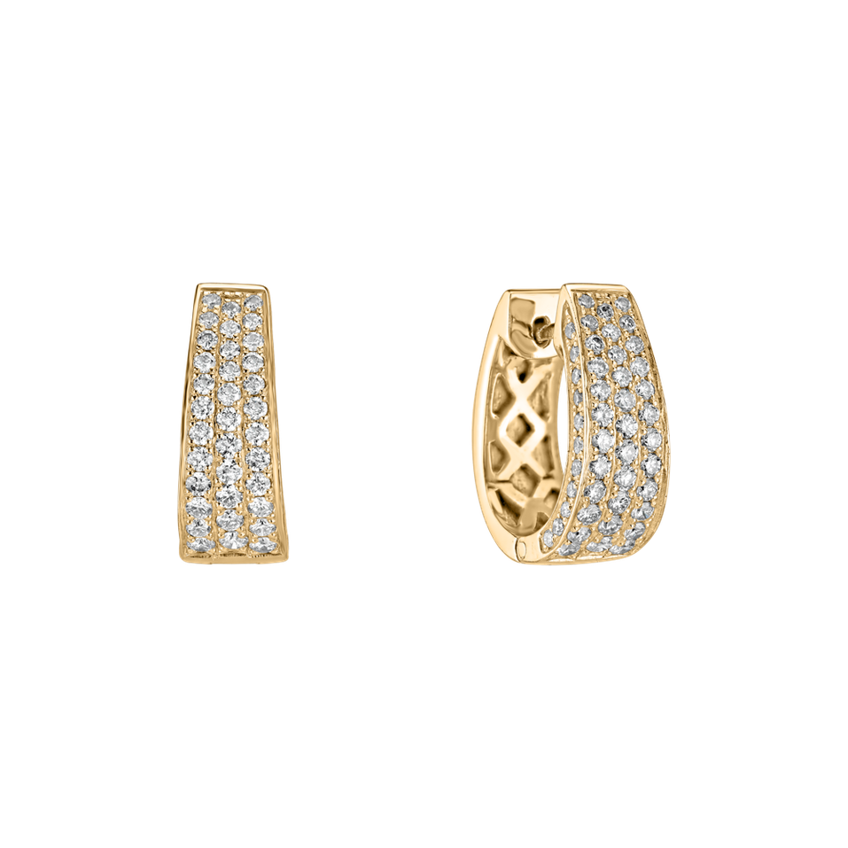 Diamond earrings Harmonia