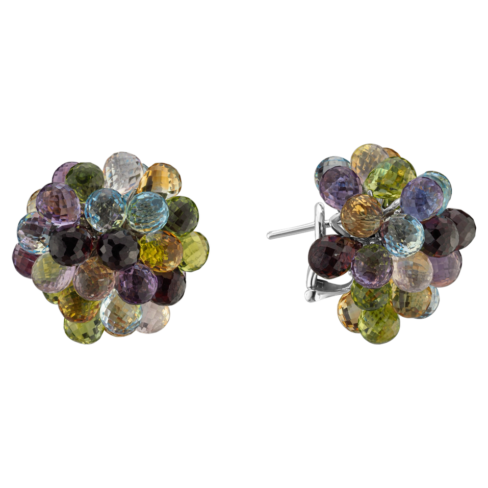 Earrings with gemstones Monteparano
