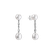 Diamond earrings with Pearl Ocean Tears3