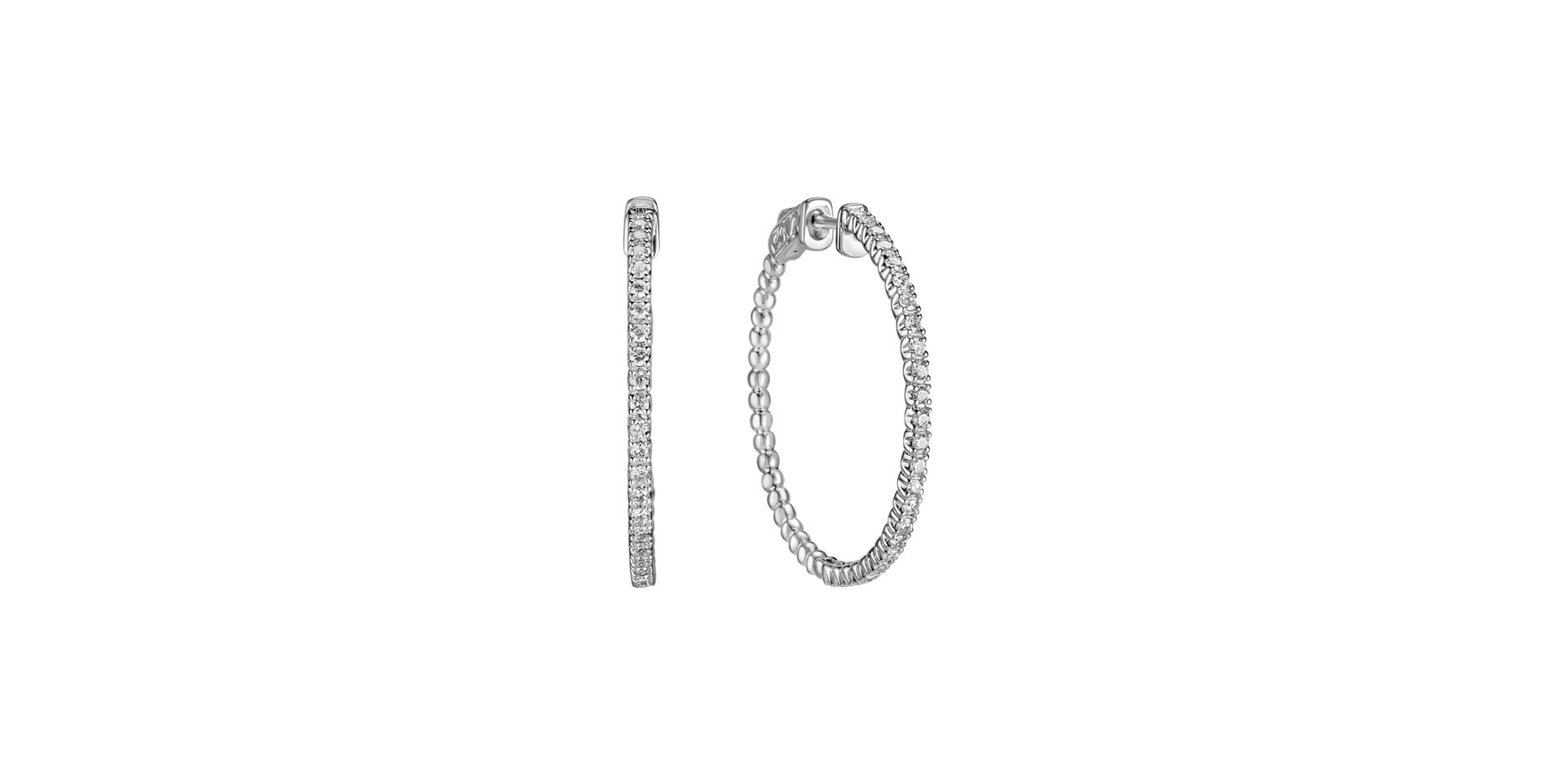 Diamond earrings Tenderness Circle