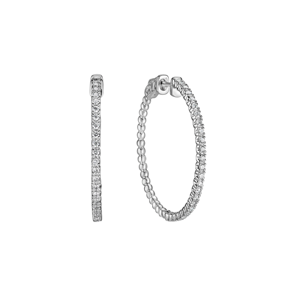 Diamond earrings Tenderness Circle