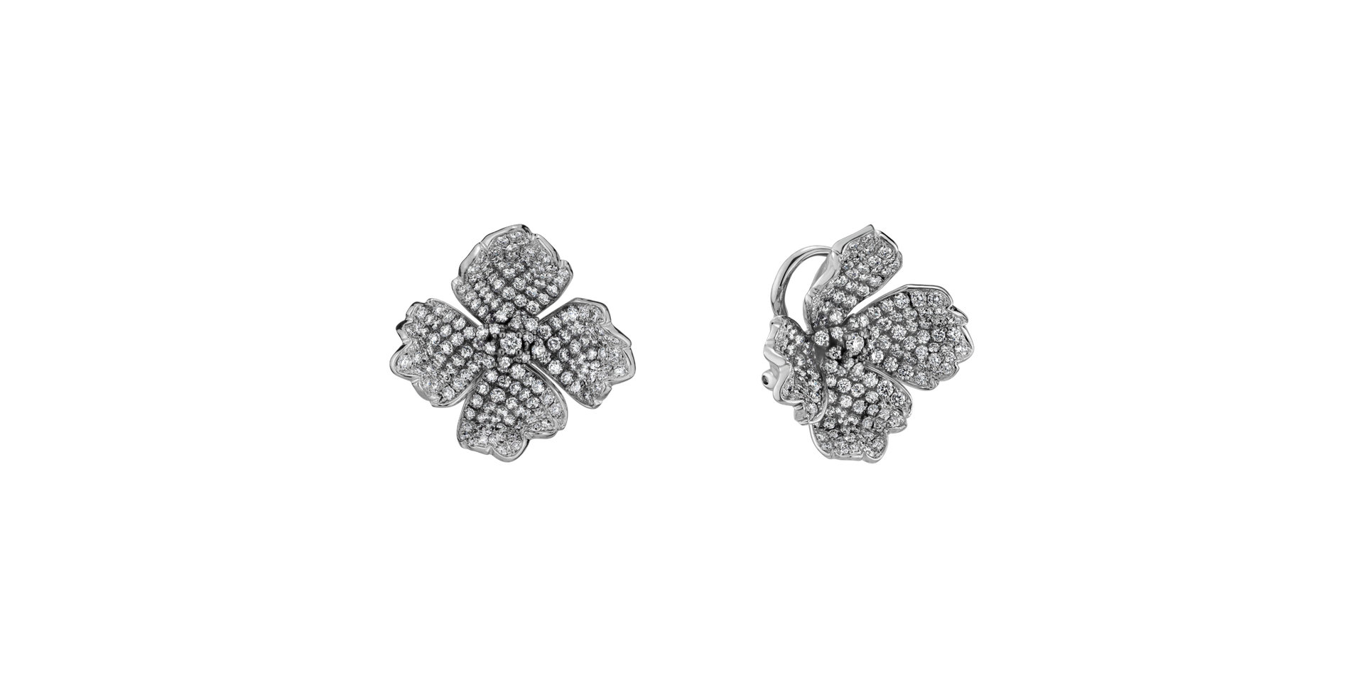 Diamond earrings Queenie Orchid